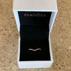 Pandora wish ring rose gold